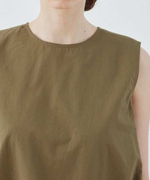 TOMORROWLAND / トゥモローランド シャツ・ブラウス | コットンツイル バルーンノースリーブブラウス | 詳細5