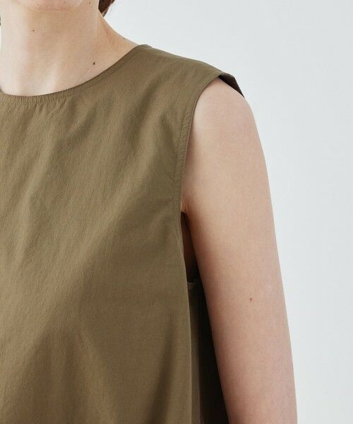 TOMORROWLAND / トゥモローランド シャツ・ブラウス | コットンツイル バルーンノースリーブブラウス | 詳細6