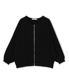 TOMORROWLAND / トゥモローランド カーディガン・ボレロ | ストレッチコットン ジップアップカーディガン