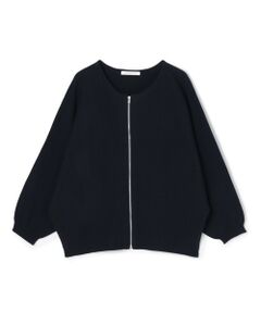 TOMORROWLAND / トゥモローランド カーディガン・ボレロ | ストレッチコットン ジップアップカーディガン