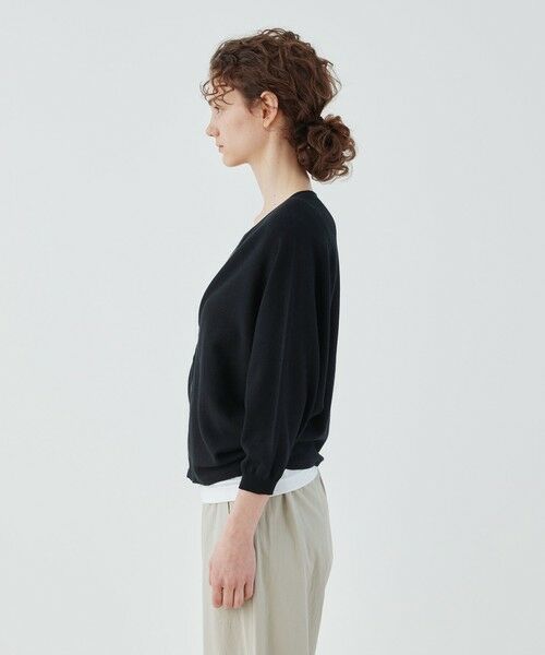 TOMORROWLAND / トゥモローランド カーディガン・ボレロ | ストレッチコットン ジップアップカーディガン | 詳細3