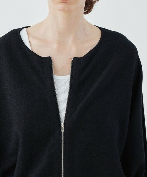 TOMORROWLAND / トゥモローランド カーディガン・ボレロ | ストレッチコットン ジップアップカーディガン | 詳細5