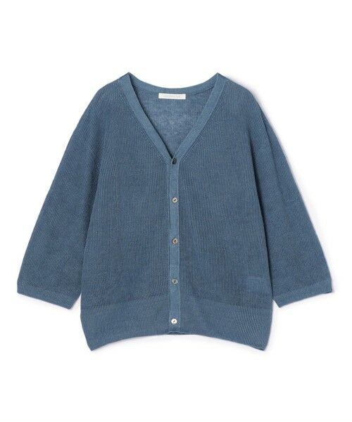 【美品】トゥモローランド（tomorrowland） カーディガン ウールナイロンブークレー フロントオープンカーディガン