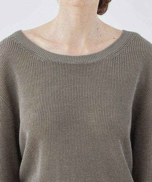 TOMORROWLAND / トゥモローランド ニット・セーター | リネンハーフカーディガン クルーネックプルオーバー | 詳細5