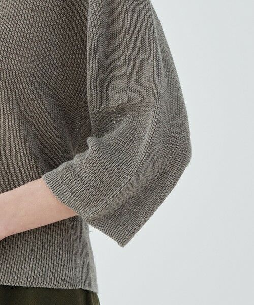 TOMORROWLAND / トゥモローランド ニット・セーター | リネンハーフカーディガン クルーネックプルオーバー | 詳細6