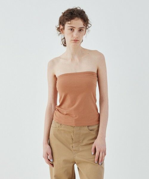 TOMORROWLAND / トゥモローランド Tシャツ | スビンコットン ベアトップ | 詳細2