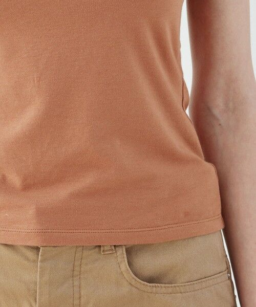 TOMORROWLAND / トゥモローランド Tシャツ | スビンコットン ベアトップ | 詳細7