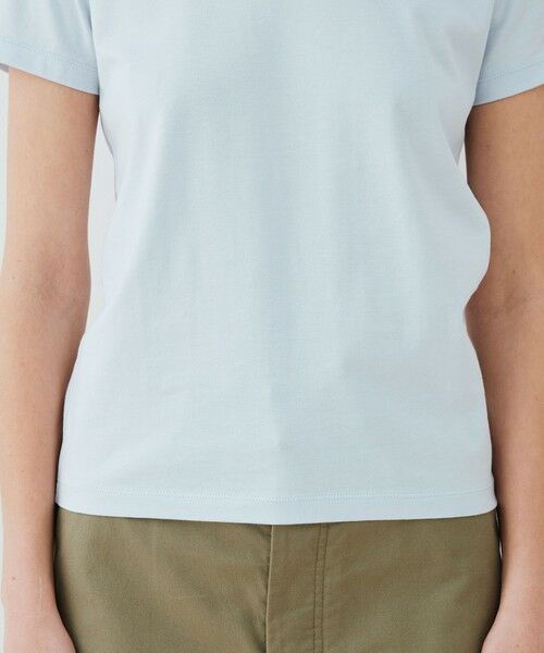 TOMORROWLAND / トゥモローランド Tシャツ | ファインコットン クルーネックTシャツ | 詳細8