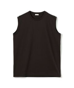 TOMORROWLAND / トゥモローランド カットソー | ファインコットン ノースリーブプルオーバー