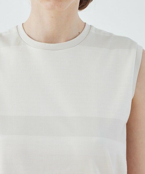 TOMORROWLAND / トゥモローランド カットソー | ファインコットン ノースリーブプルオーバー | 詳細5