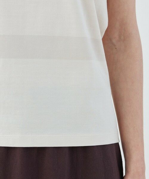 TOMORROWLAND / トゥモローランド カットソー | ファインコットン ノースリーブプルオーバー | 詳細7