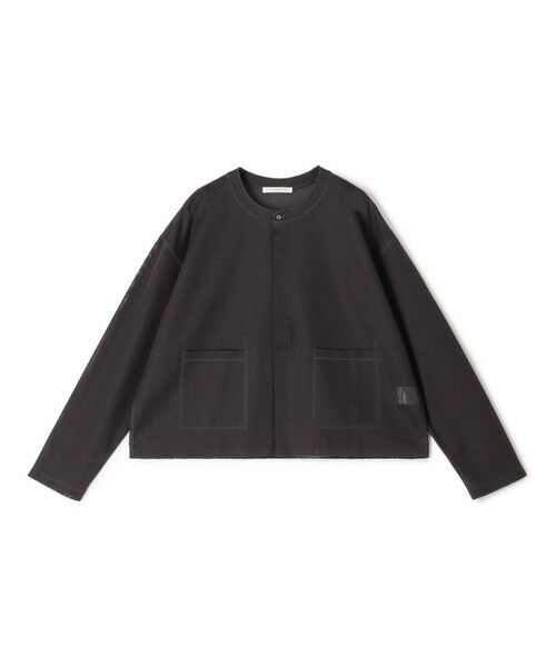 TOMORROWLAND / トゥモローランド カーディガン・ボレロ | コンパクトラッセル クルーネックカーディガン(17 チャコールグレー)