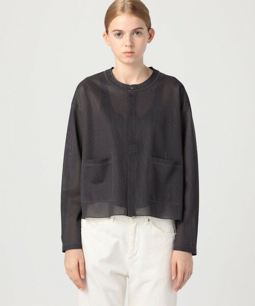 TOMORROWLAND / トゥモローランド カーディガン・ボレロ | コンパクトラッセル クルーネックカーディガン | 詳細1