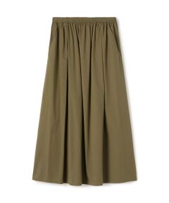 TOMORROWLAND / トゥモローランド ロング・マキシ丈スカート | コットンツイル ギャザーロングスカート