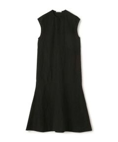 TOMORROWLAND / トゥモローランド ロング・マキシ丈ワンピース | ランダムリネン フレンチスリーブワンピース