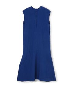 TOMORROWLAND / トゥモローランド ロング・マキシ丈ワンピース | ランダムリネン フレンチスリーブワンピース