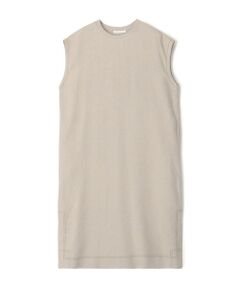 TOMORROWLAND / トゥモローランド ミニ丈・ひざ丈ワンピース | フレンチリネン ノースリーブワンピース