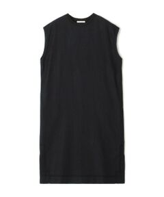 TOMORROWLAND / トゥモローランド ミニ丈・ひざ丈ワンピース | フレンチリネン ノースリーブワンピース