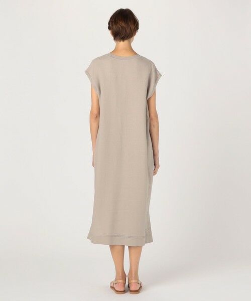 TOMORROWLAND / トゥモローランド ミニ丈・ひざ丈ワンピース | フレンチリネン ノースリーブワンピース | 詳細3