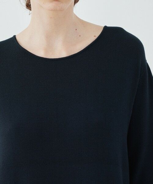 TOMORROWLAND / トゥモローランド ロング・マキシ丈ワンピース | ストレッチコットン ラウンドネックワンピース | 詳細4