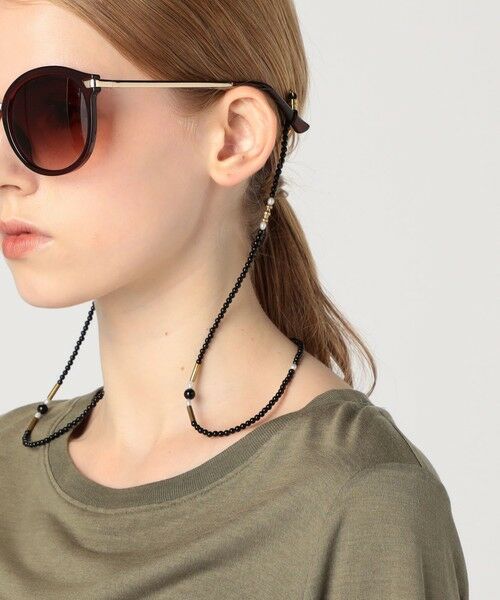 TOMORROWLAND / トゥモローランド その他小物 | IRIS 47 オニキス グラス チェーン ネックレス | 詳細1