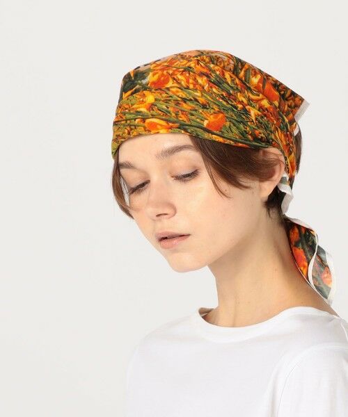 TOMORROWLAND / トゥモローランド バンダナ・スカーフ | MESKO STUDIO Rome プリントスカーフ | 詳細1