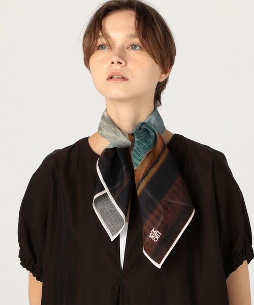 TOMORROWLAND / トゥモローランド バンダナ・スカーフ | MESKO STUDIO Marseille プリントスカーフ | 詳細1