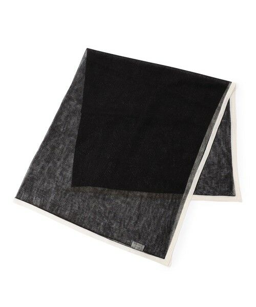 TOMORROWLAND / トゥモローランド マフラー・ショール・スヌード・ストール | ASAUCE MELER ラミーニットトリミングストール(18 ブラック系)