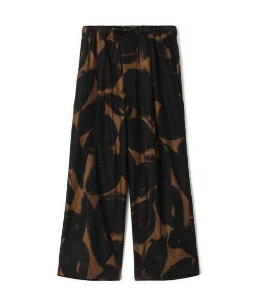 TOMORROWLAND/トゥモローランド HAVERSACK ボタニカルプリント イージーパンツ 48 ダークブラウン系 2