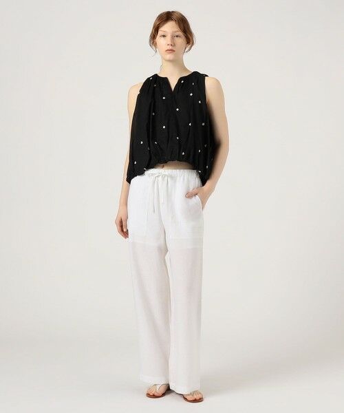 別注】ne Quittez pas BLACK DOUBLE ORGANZA トップス （シャツ