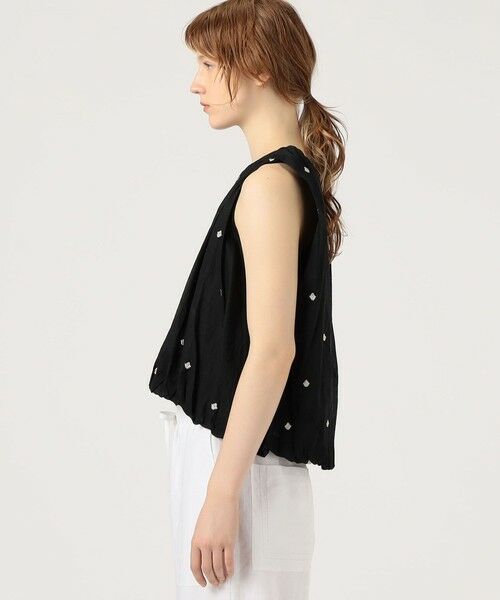 TOMORROWLAND / トゥモローランド シャツ・ブラウス | 【別注】ne Quittez pas BLACK DOUBLE ORGANZA トップス | 詳細3