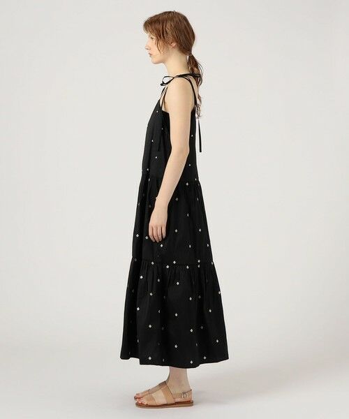別注】ne Quittez pas BLACK pearl embroidery ドレス （ロング