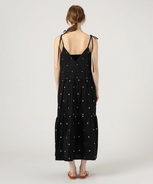 別注】ne Quittez pas BLACK pearl embroidery ドレス （ロング