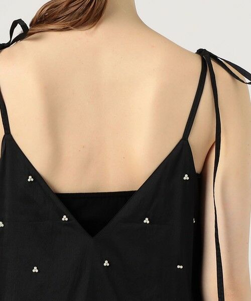 TOMORROWLAND / トゥモローランド ロング・マキシ丈ワンピース | 【別注】ne Quittez pas BLACK pearl embroidery ドレス | 詳細5