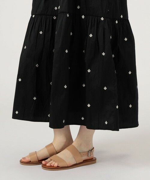 別注】ne Quittez pas BLACK pearl embroidery ドレス （ロング