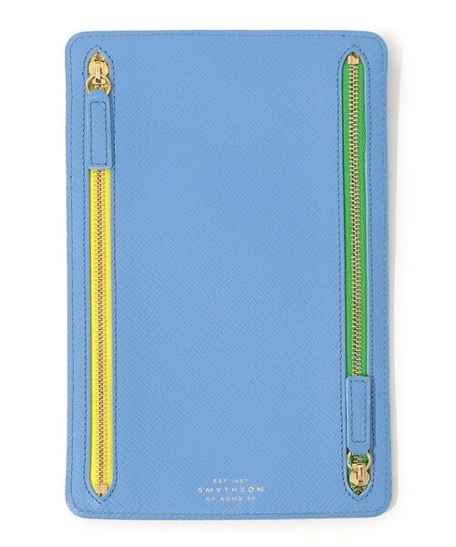SMYTHON ✨パナマ　ジップカレンシーケース✨ライトブルー SMYTHSON（スマイソン）』のカレンシーケースを購入！ | DRESS