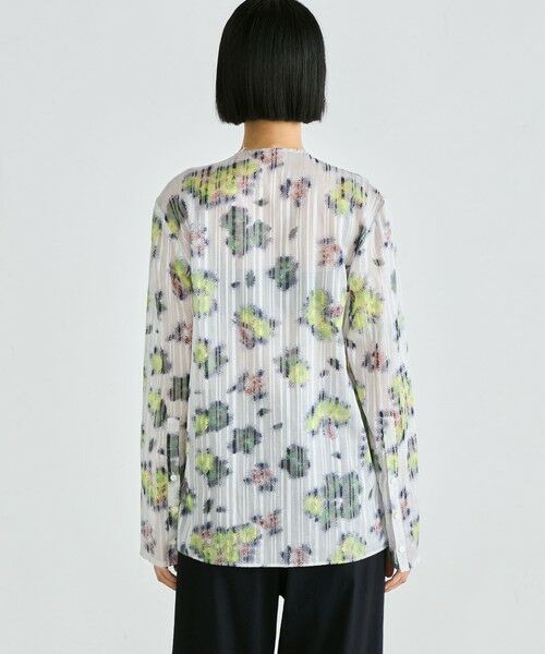 TOMORROWLAND / トゥモローランド シャツ・ブラウス | フラワープリント Vネックシャツ | 詳細4