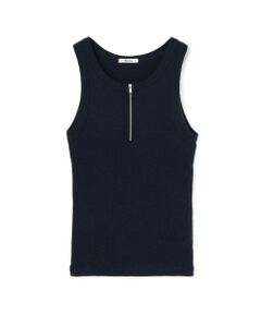 TOMORROWLAND / トゥモローランド タンクトップ | シルクネップ ジップタンクトップ