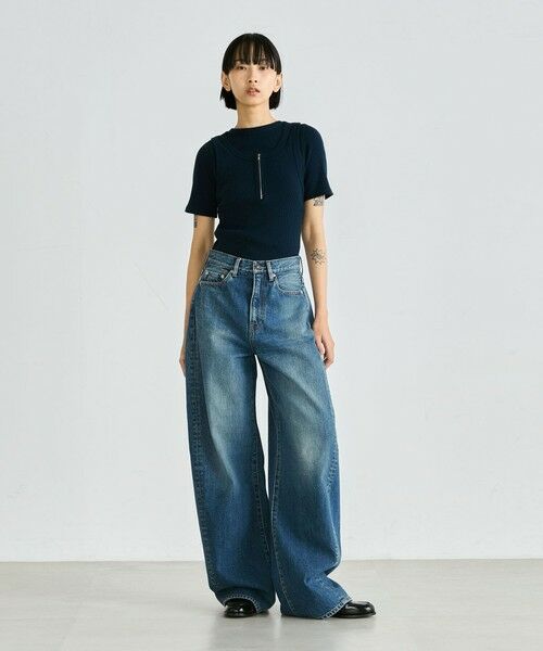 TOMORROWLAND / トゥモローランド タンクトップ | シルクネップ ジップタンクトップ | 詳細2