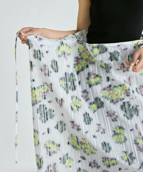 TOMORROWLAND / トゥモローランド ロング・マキシ丈スカート | フラワープリント ラップスカート | 詳細8