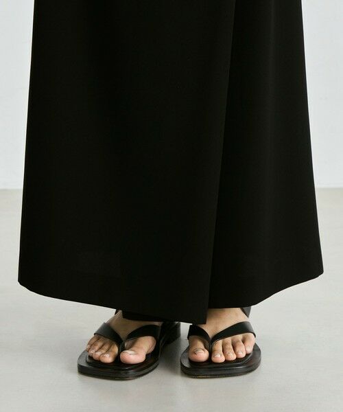 TOMORROWLAND / トゥモローランド ロング・マキシ丈スカート | スパンギャバ ラップスカート | 詳細7