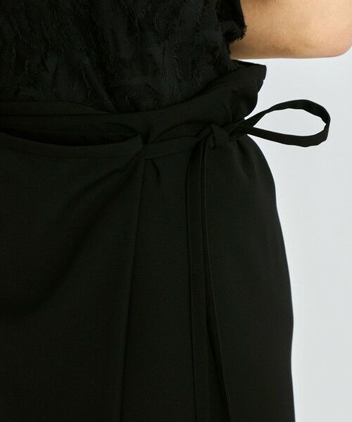 TOMORROWLAND / トゥモローランド ロング・マキシ丈スカート | スパンギャバ ラップスカート | 詳細8