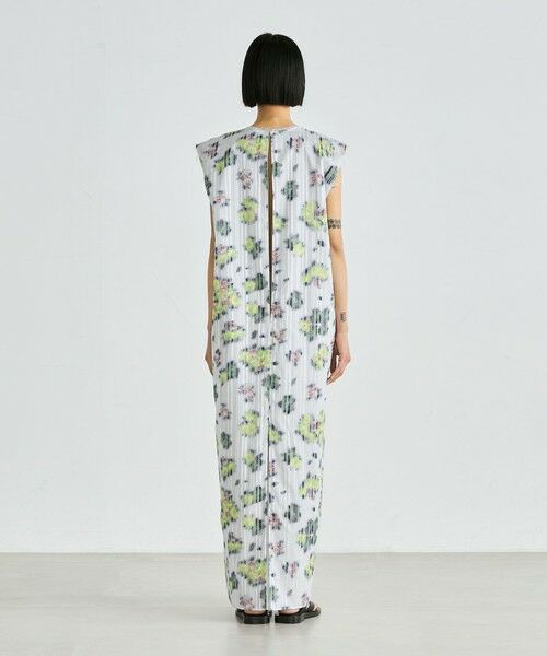 TOMORROWLAND / トゥモローランド ロング・マキシ丈ワンピース | フラワープリント ノースリーブワンピース | 詳細3