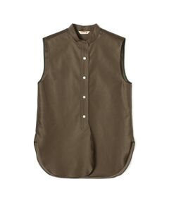 TOMORROWLAND / トゥモローランド シャツ・ブラウス | コットンバックサテン ノースリーブブラウス