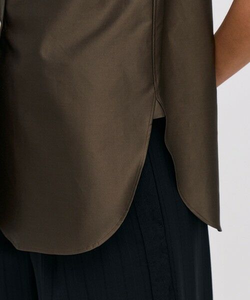 TOMORROWLAND / トゥモローランド シャツ・ブラウス | コットンバックサテン ノースリーブブラウス | 詳細8