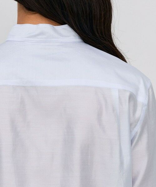 TOMORROWLAND / トゥモローランド シャツ・ブラウス | ウォッシャーシルク スタンドカラーシャツ | 詳細6