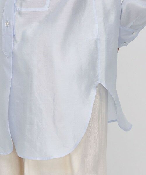 TOMORROWLAND / トゥモローランド シャツ・ブラウス | ウォッシャーシルク スタンドカラーシャツ | 詳細8