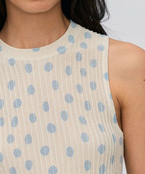 TOMORROWLAND / トゥモローランド ニット・セーター | レーヨンラメ リブアメリカンスリーブニット | 詳細5