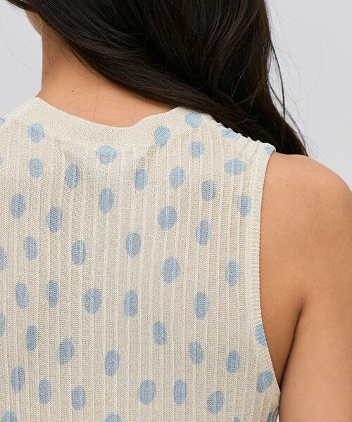 TOMORROWLAND / トゥモローランド ニット・セーター | レーヨンラメ リブアメリカンスリーブニット | 詳細6