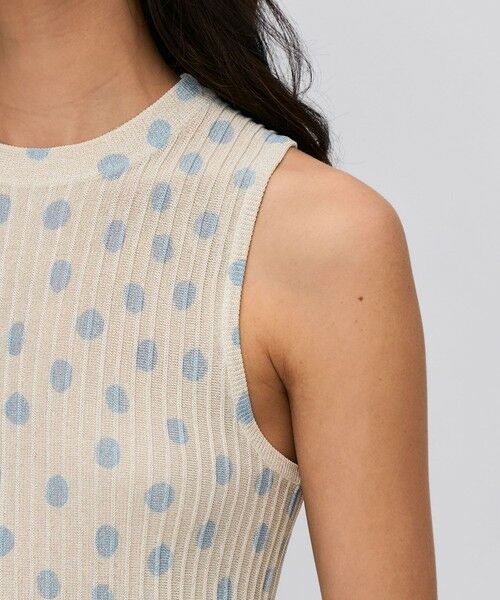 TOMORROWLAND / トゥモローランド ニット・セーター | レーヨンラメ リブアメリカンスリーブニット | 詳細7